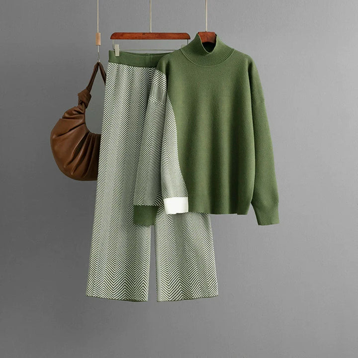 Verona Chevron Knit Set