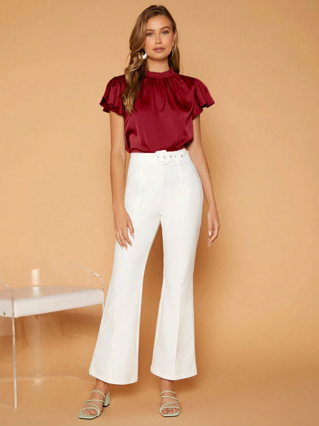 Anastasia High Neck Blouse