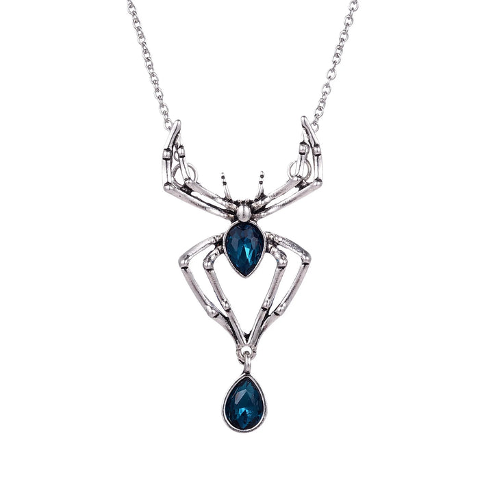 Black Widow Pendant Necklace