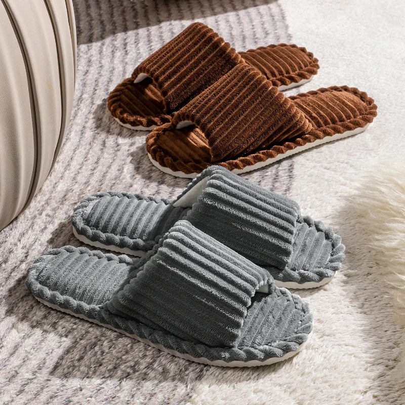 Camden Ribbed Corduroy Slides