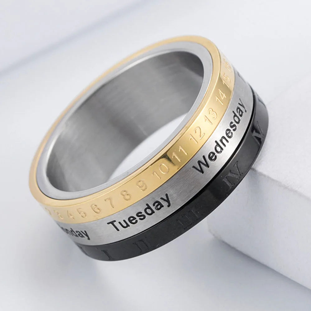 Chronos Calendar Ring