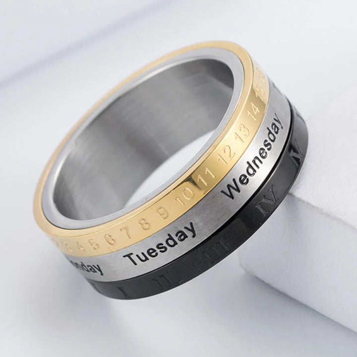 Chronos Calendar Ring