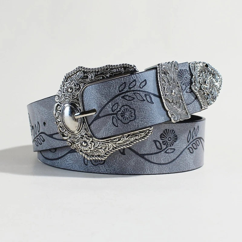 Saddle Rose Buckle Belt