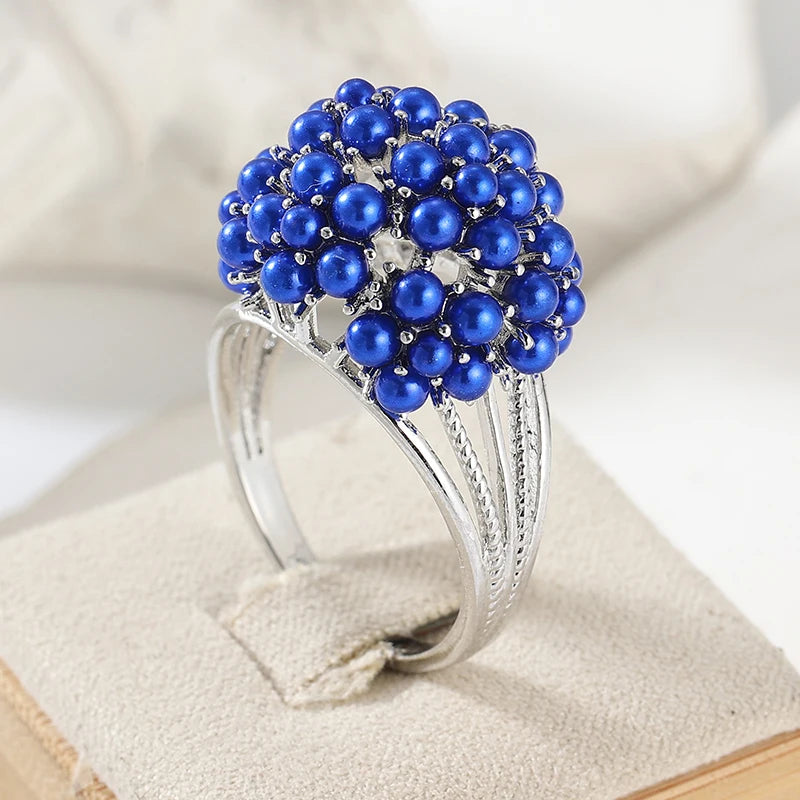Prism Bloom Cluster Ring