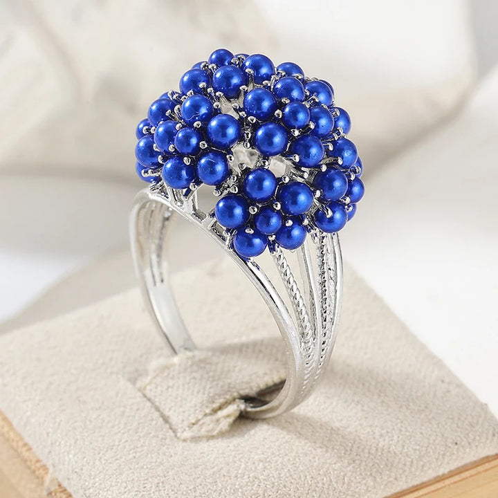 Prism Bloom Cluster Ring