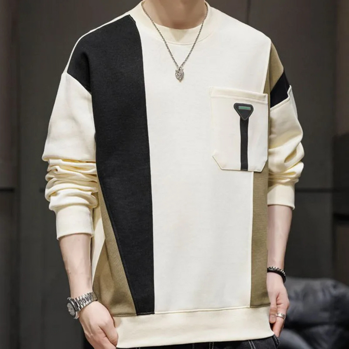 Stratos Contrast Crewneck