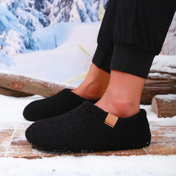 Alpine Teddy Fleece Slides