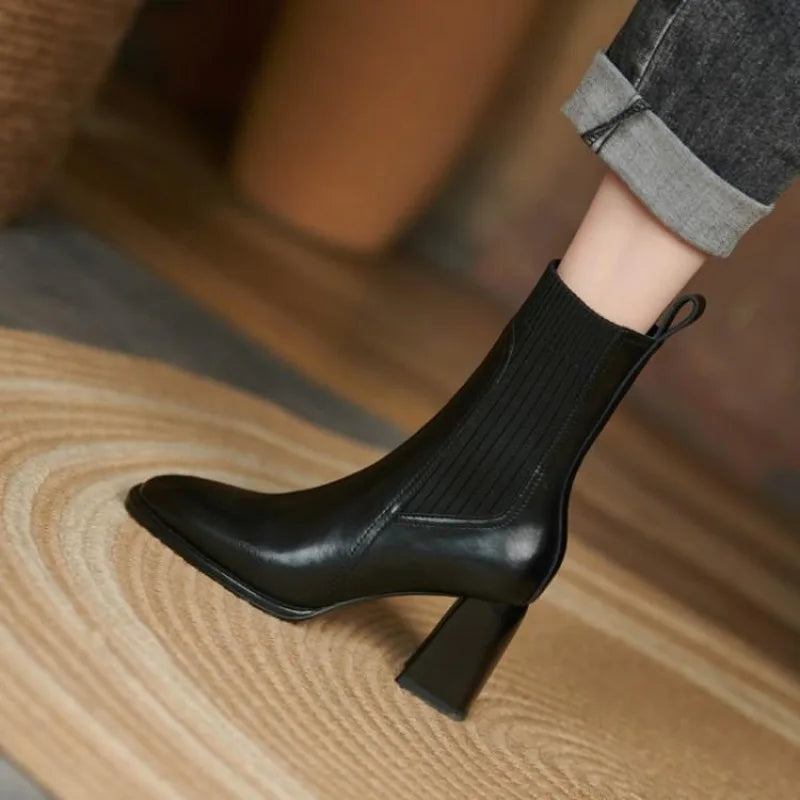 Zera Leather Ankle Boot