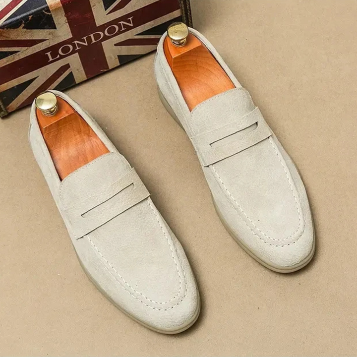 Sterling Suede Penny Loafer