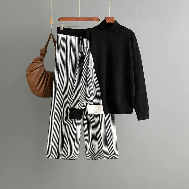Verona Chevron Knit Set