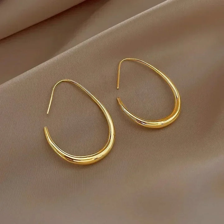 Vera Teardrop Hoop Earrings