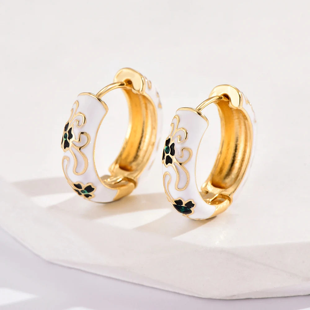 Jardin Bloom Hoop Earrings