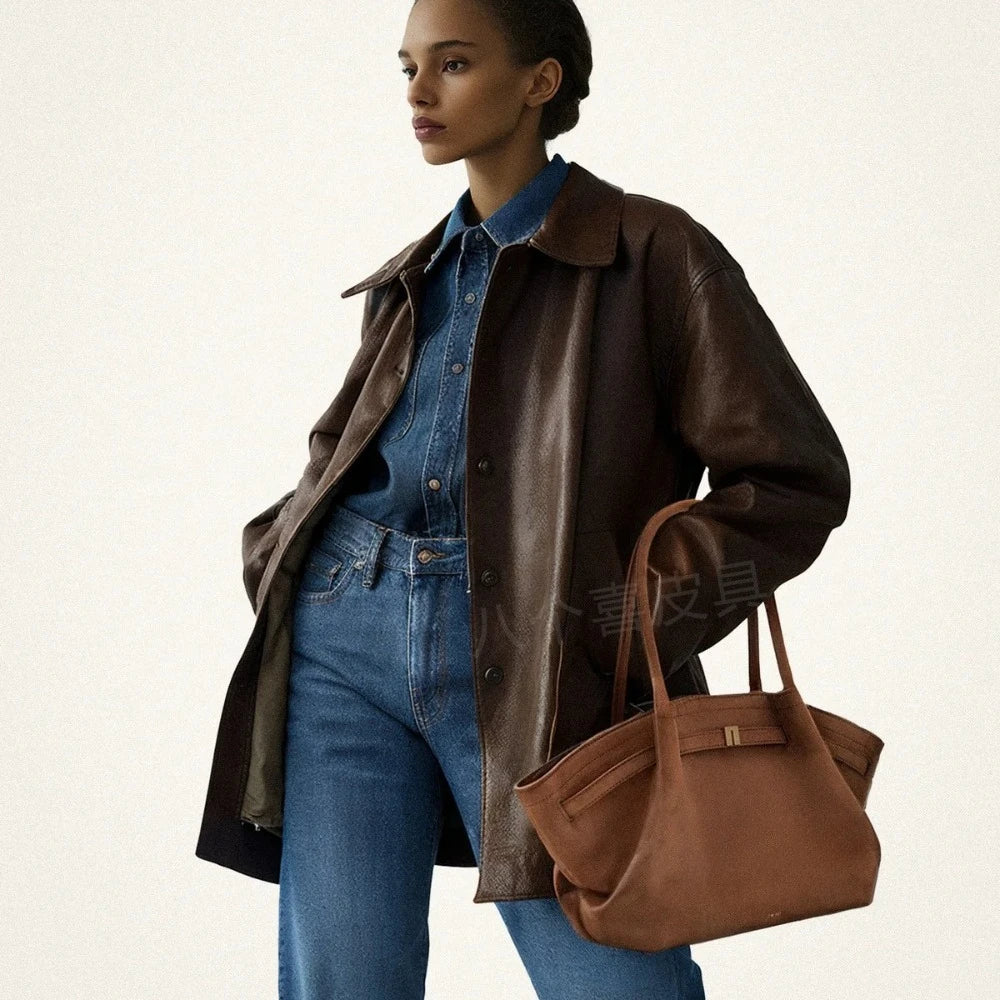 Avana Suede Carryall Bag