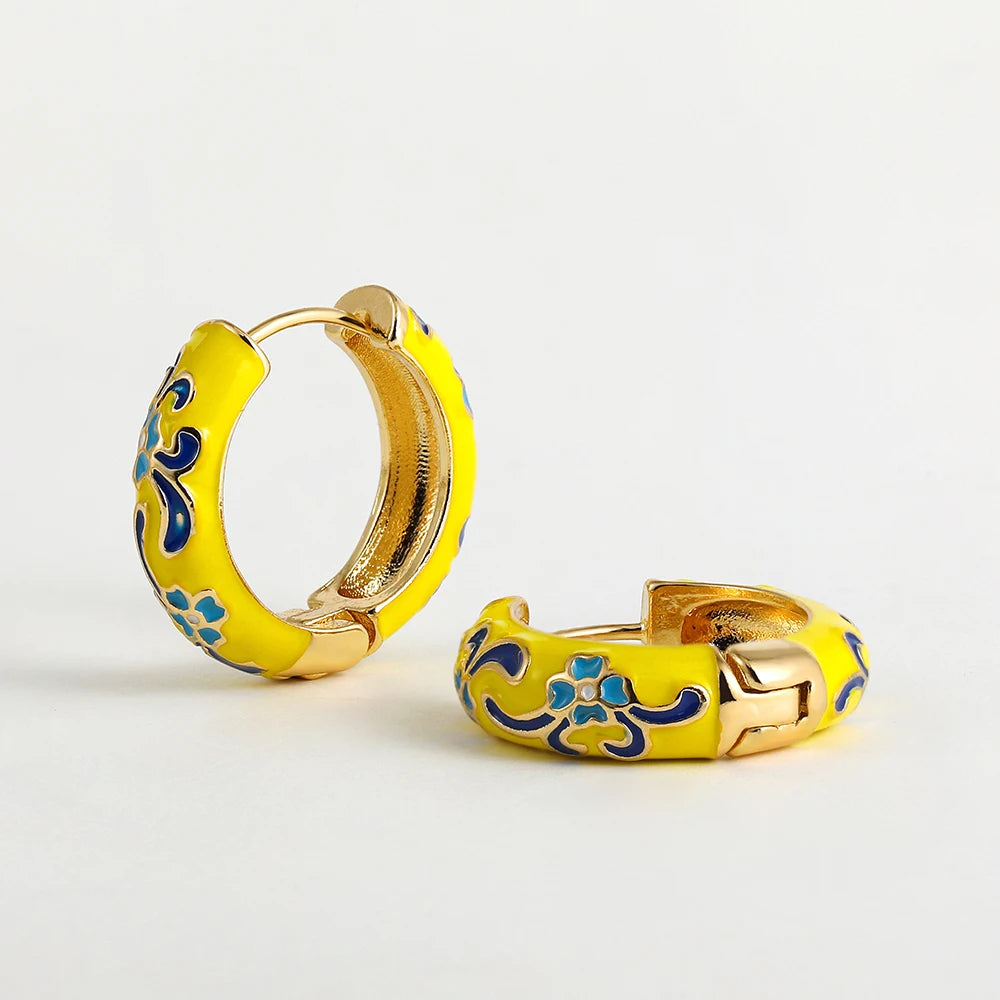 Jardin Bloom Hoop Earrings