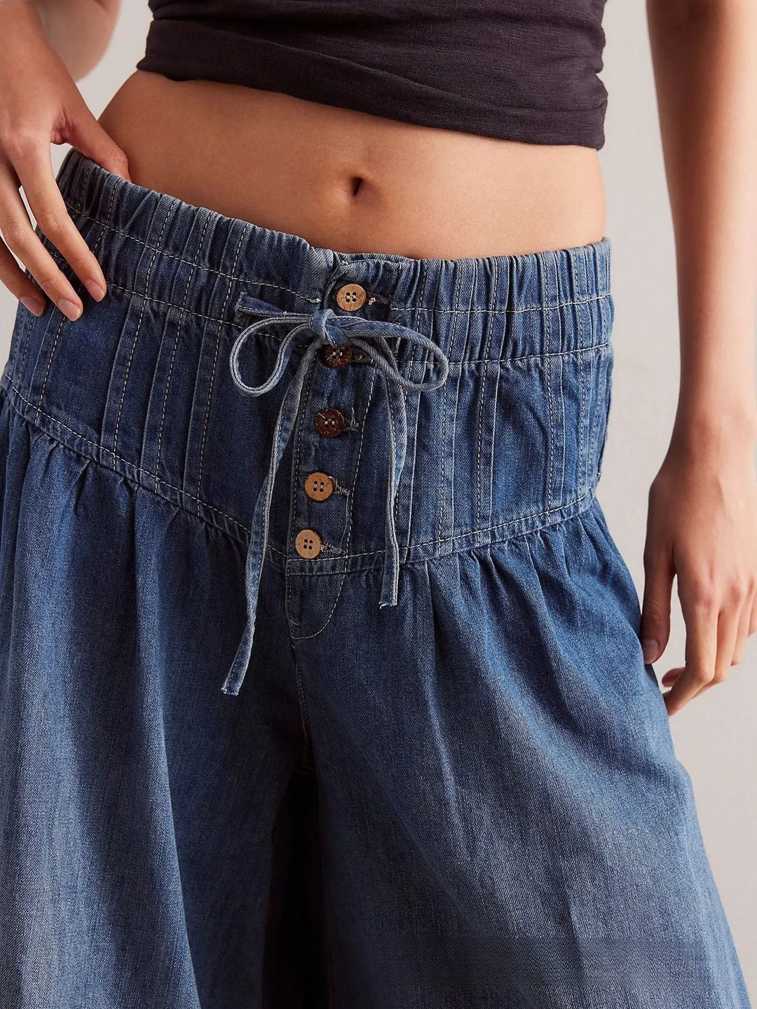 Palazzo Wide-leg Denim