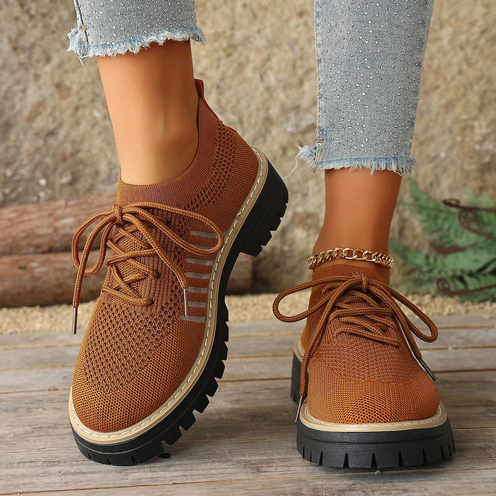 Kyra Mesh Platform Sneaker
