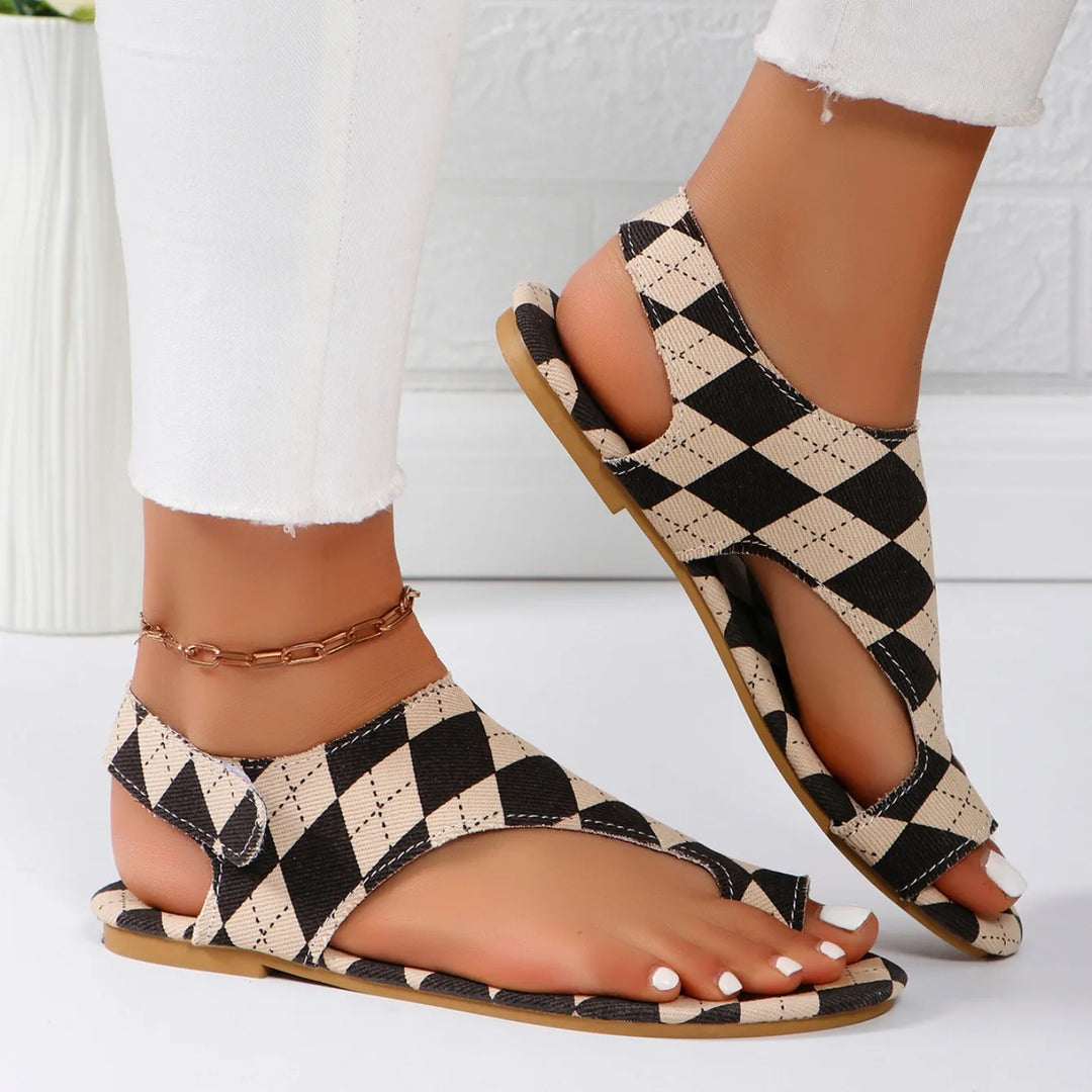Harlequin Checker Flats