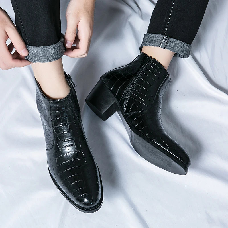 Castellano Crocodile Boot