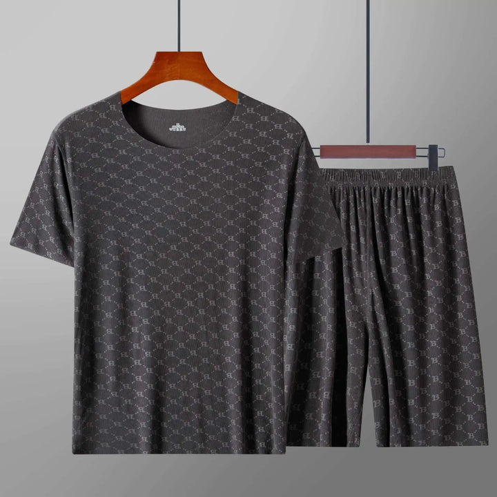 Monogram Ice Silk Lounge Set