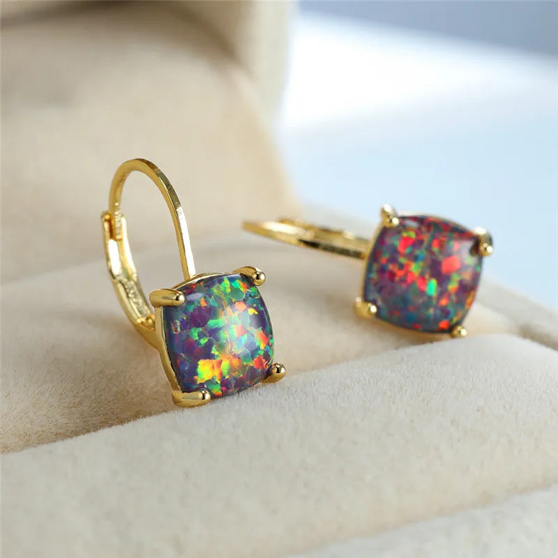 Iris Opal Earrings