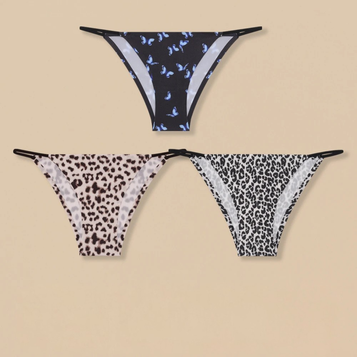 Desire Ice Silk Thong Set