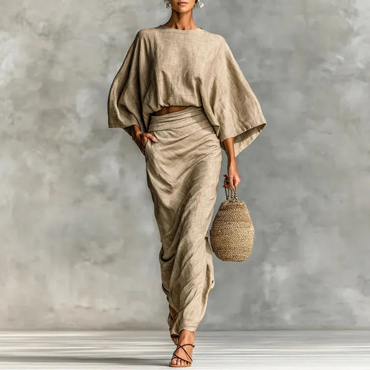 Zayana Wrap Linen Co-Ord