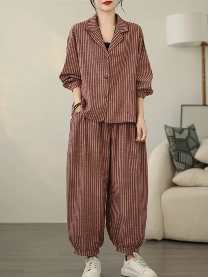 Milanese Pinstripe Co-ord
