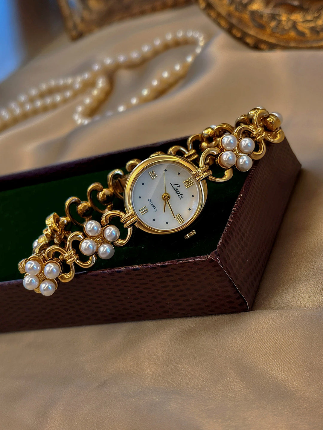 Florence Pearl Bracelet Watch