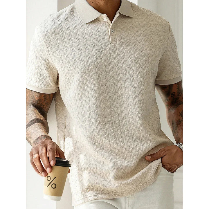 Jaxon Jacquard Polo