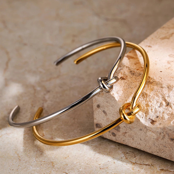 Eternal Knot Cuff Bracelet