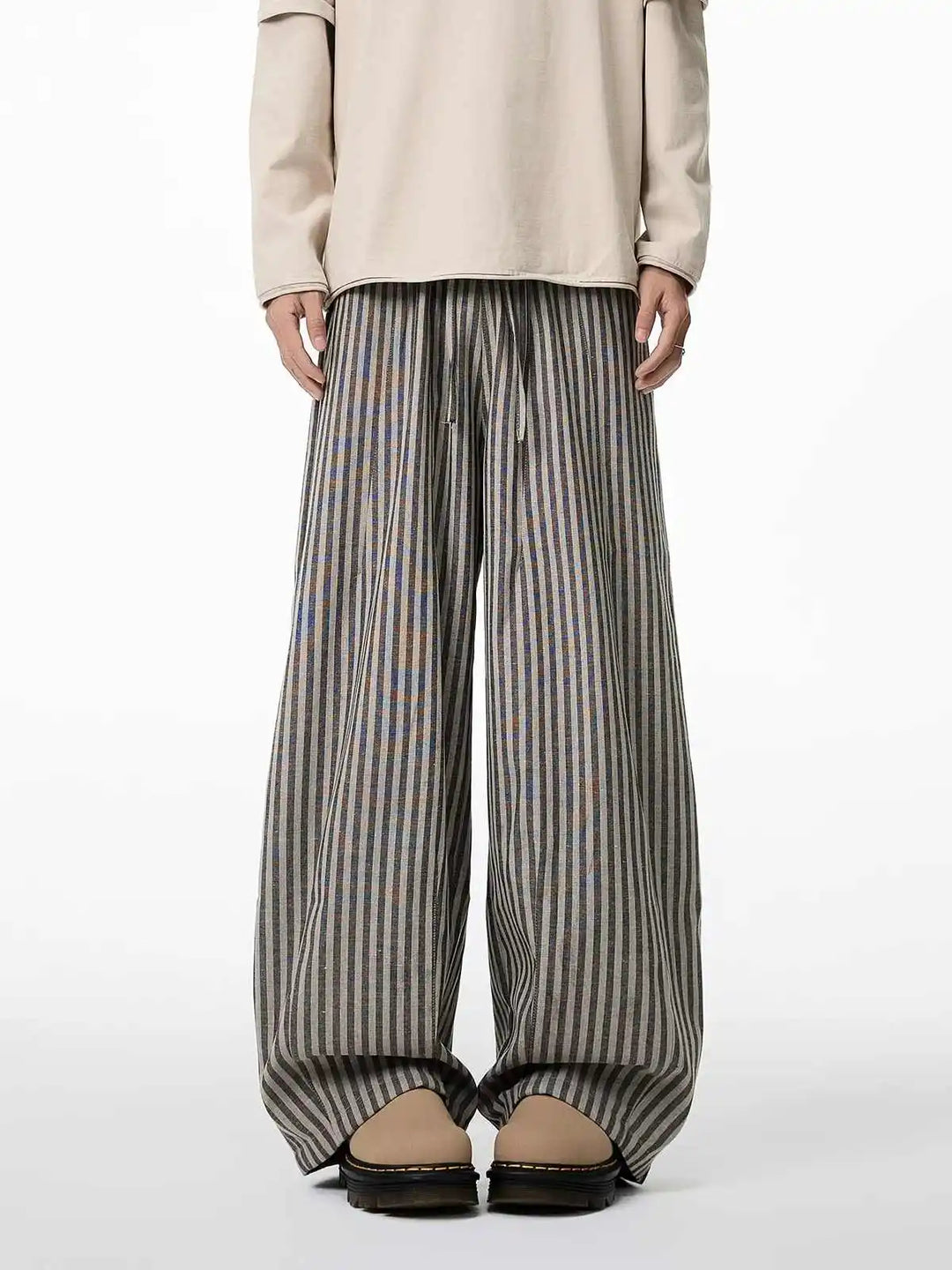 Kuro Striped Baggy Pant
