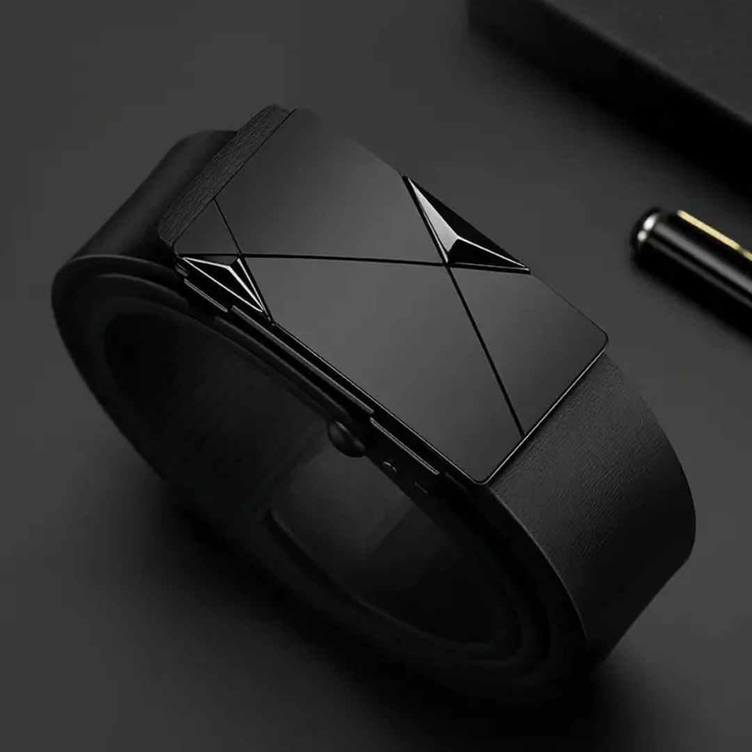 Carbon Leather Belt