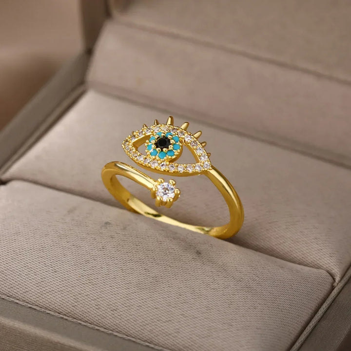 Eternal Gaze Ring & Earring Set