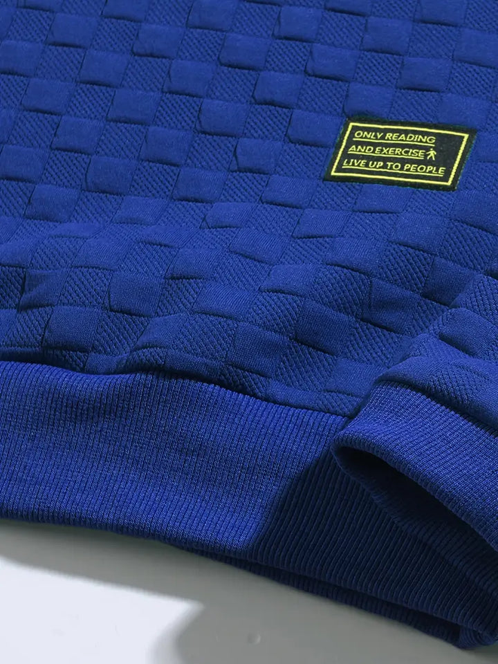 Vantage Checkered Crewneck