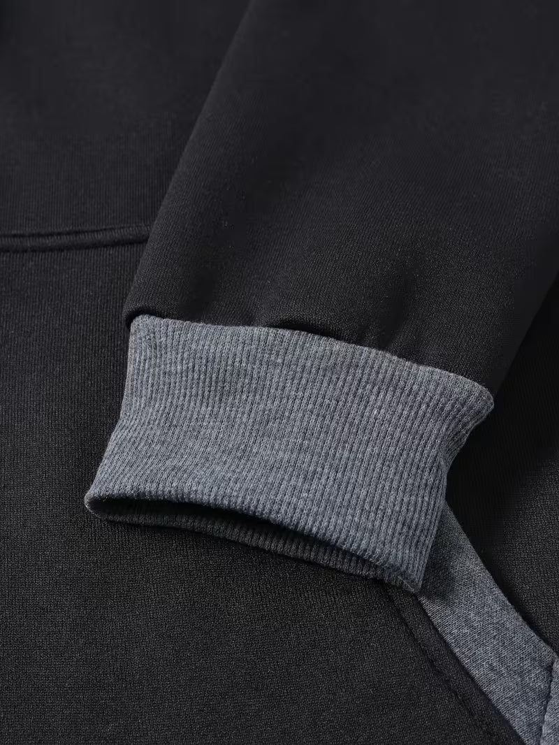 Calder Contrast Zip Hoodie