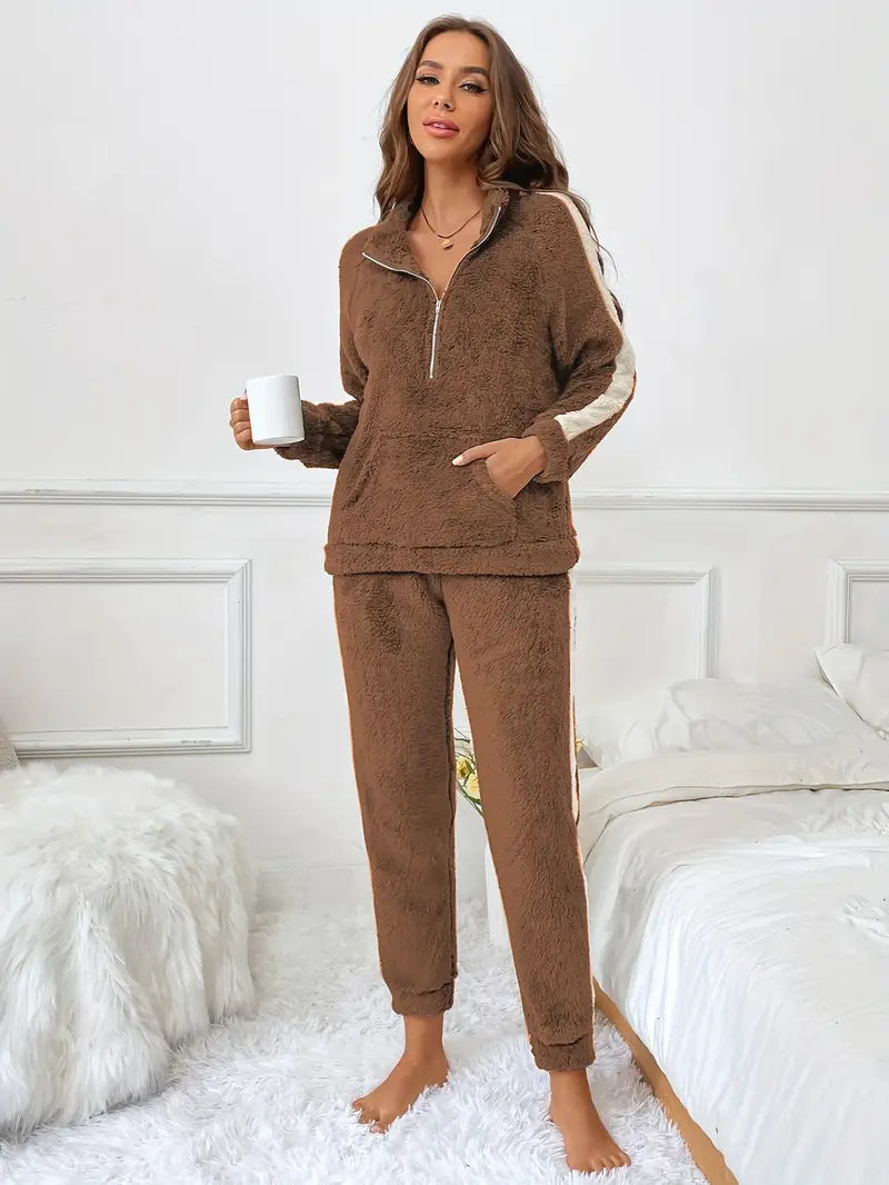 Teddy Fleece Pajama Set
