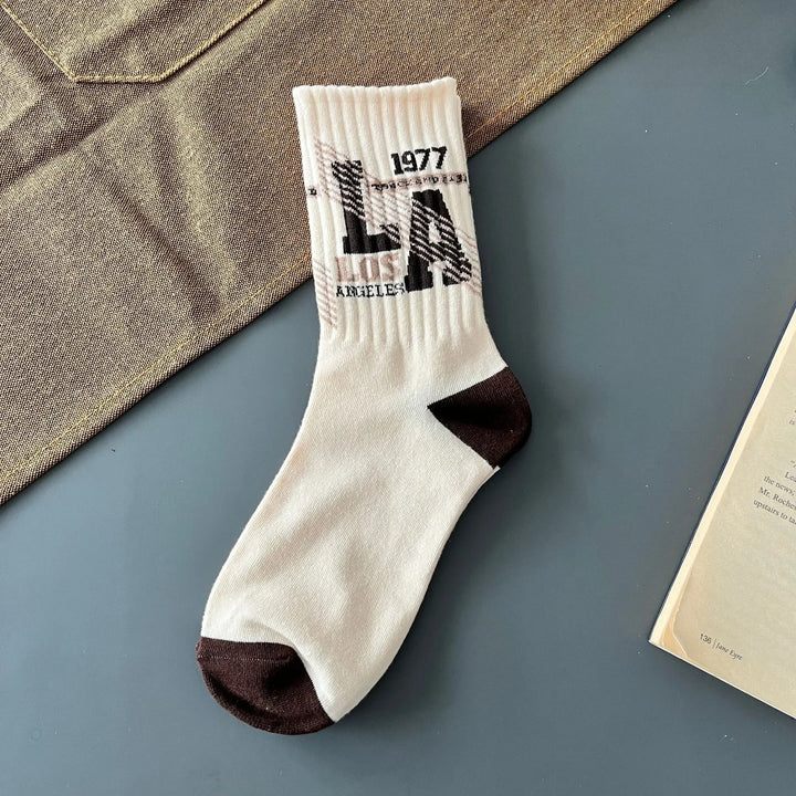 Vintage & Varsity Letter Sock Set