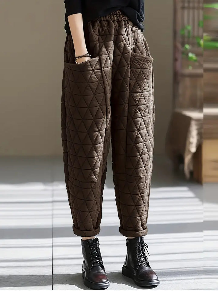 Loft Diamond-Quilted Puff Pant