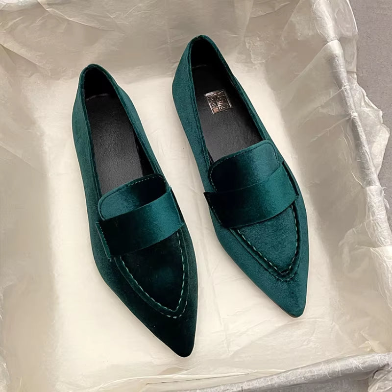 Valentina Velvet Loafer