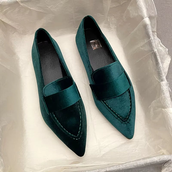 Valentina Velvet Loafer
