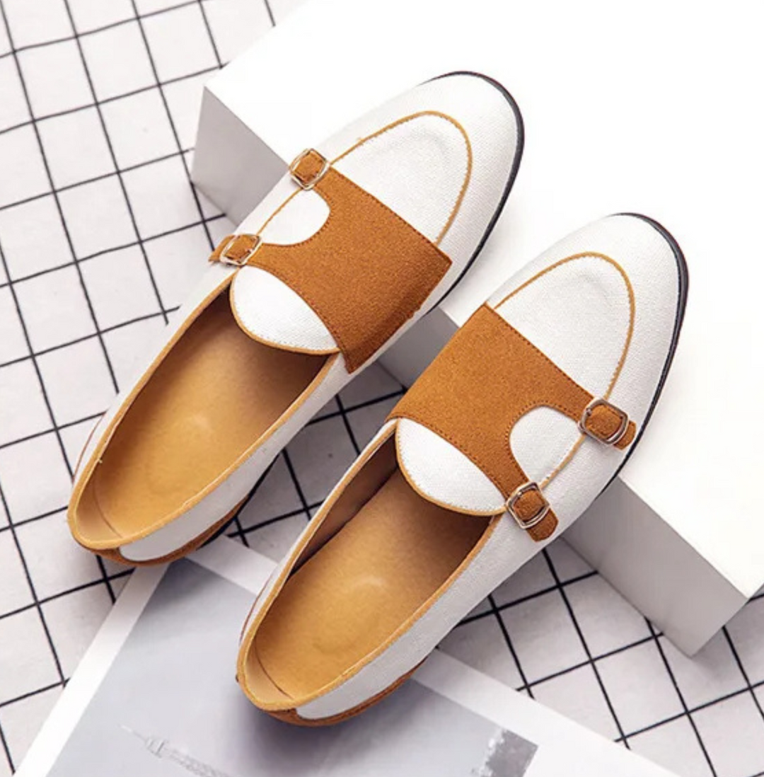 Dalton Contrast Buckle Loafer