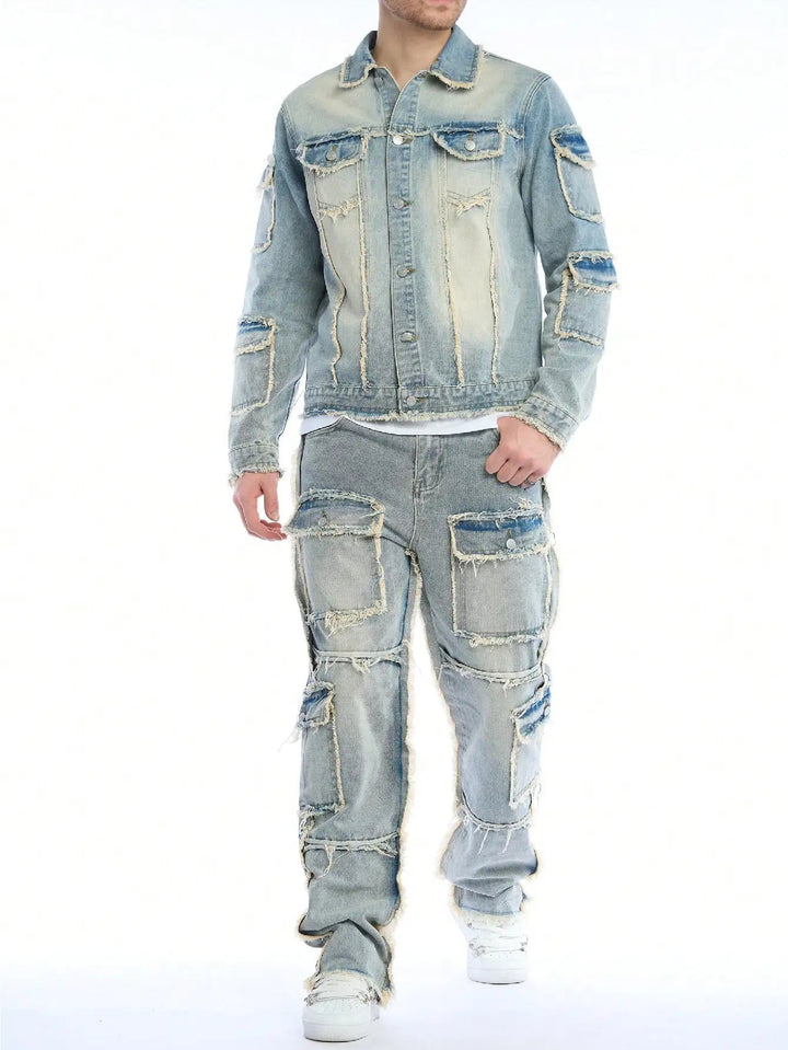 Vanguard Distressed Denim Set