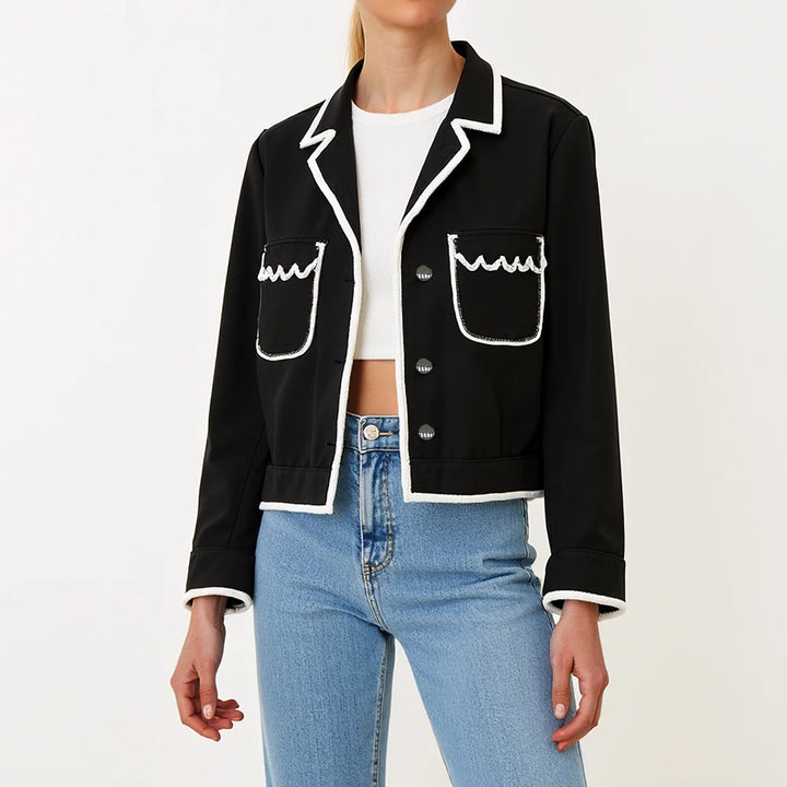 Le Savoir Contrast Blazer