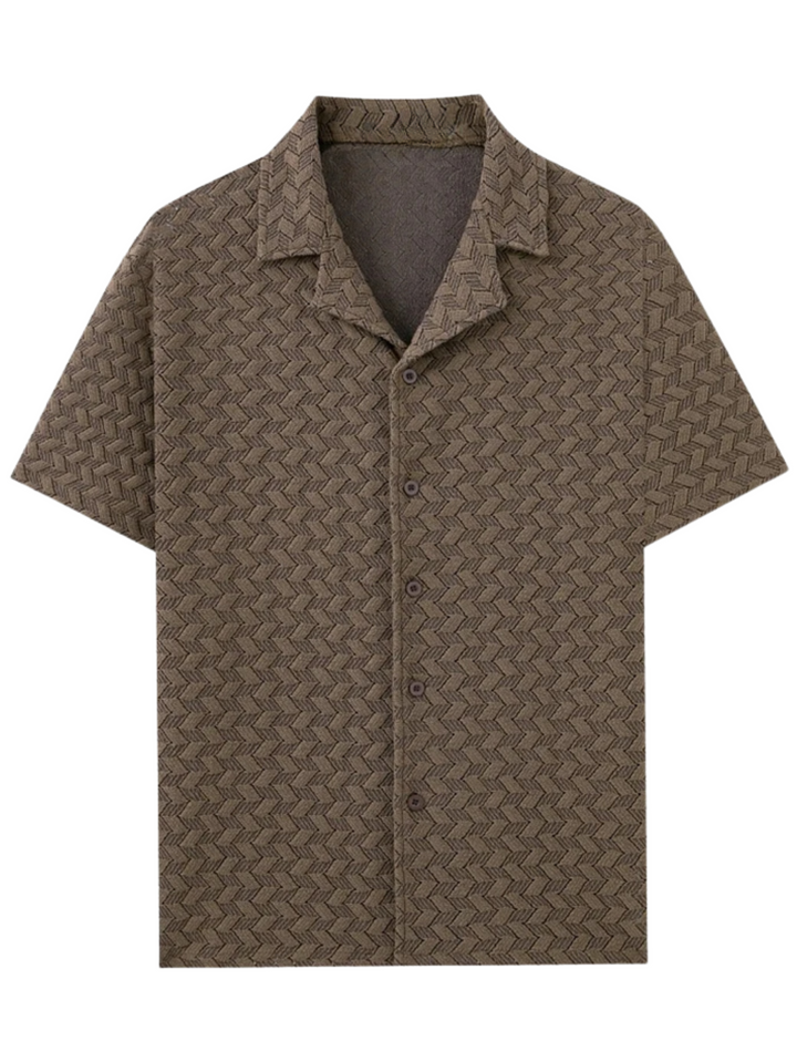 Cavetto Camp Collar Knit Shirt