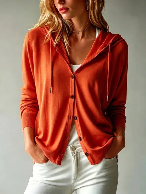 Weekend Button Hoodie