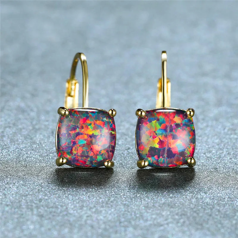 Iris Opal Earrings