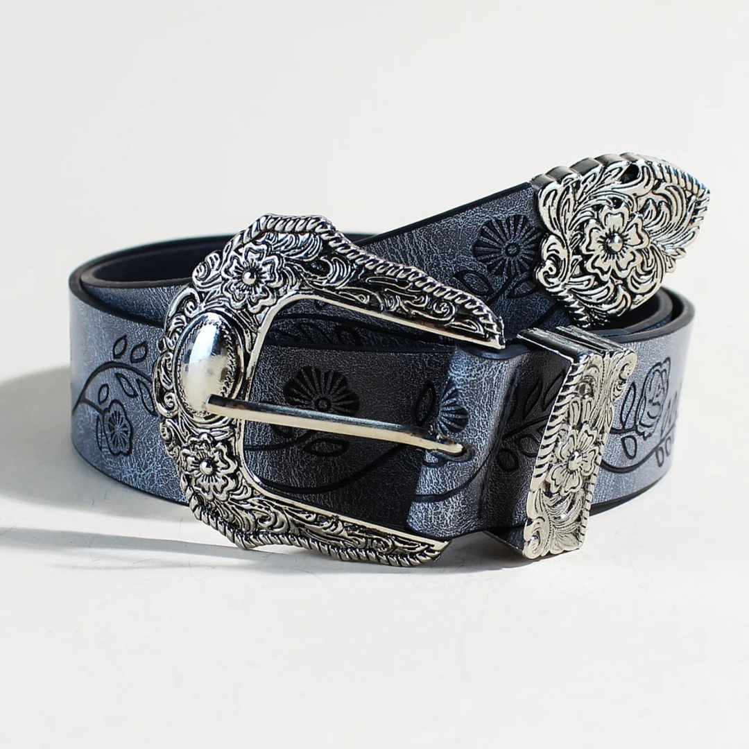 Saddle Rose Buckle Belt