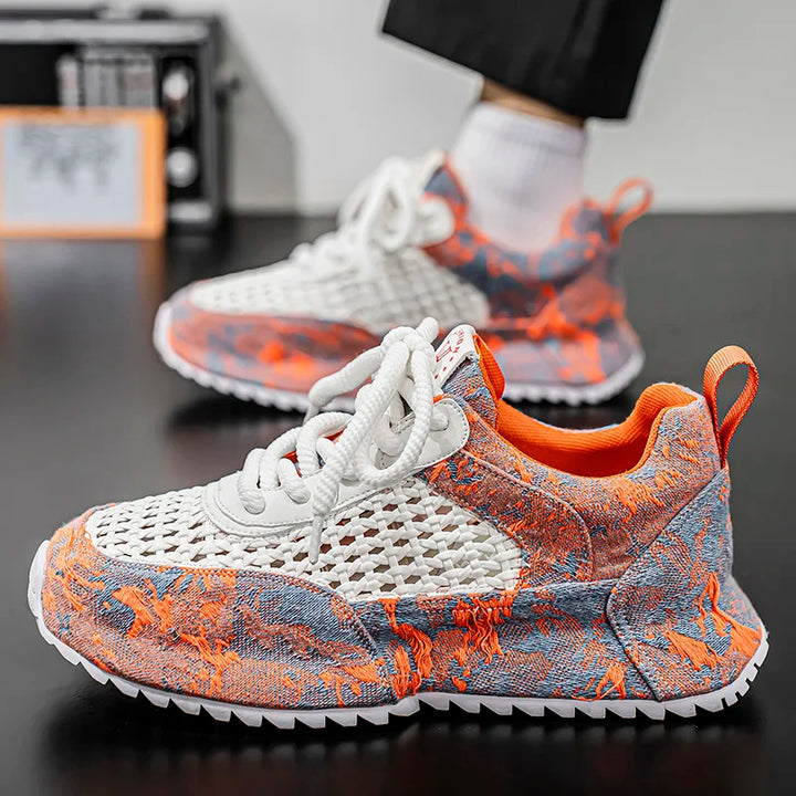 Denim Mesh Runner