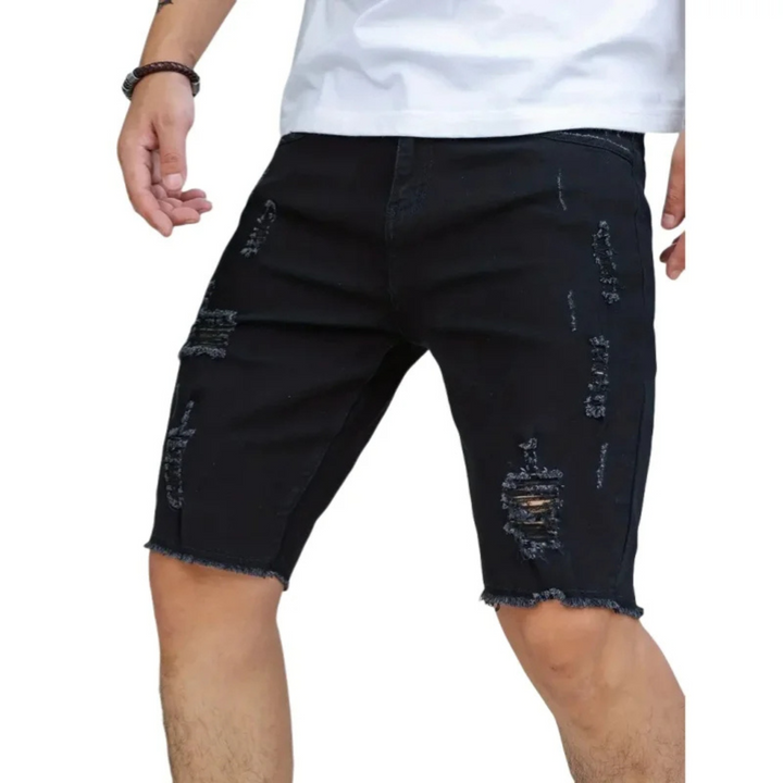 Riot Distressed Denim Short