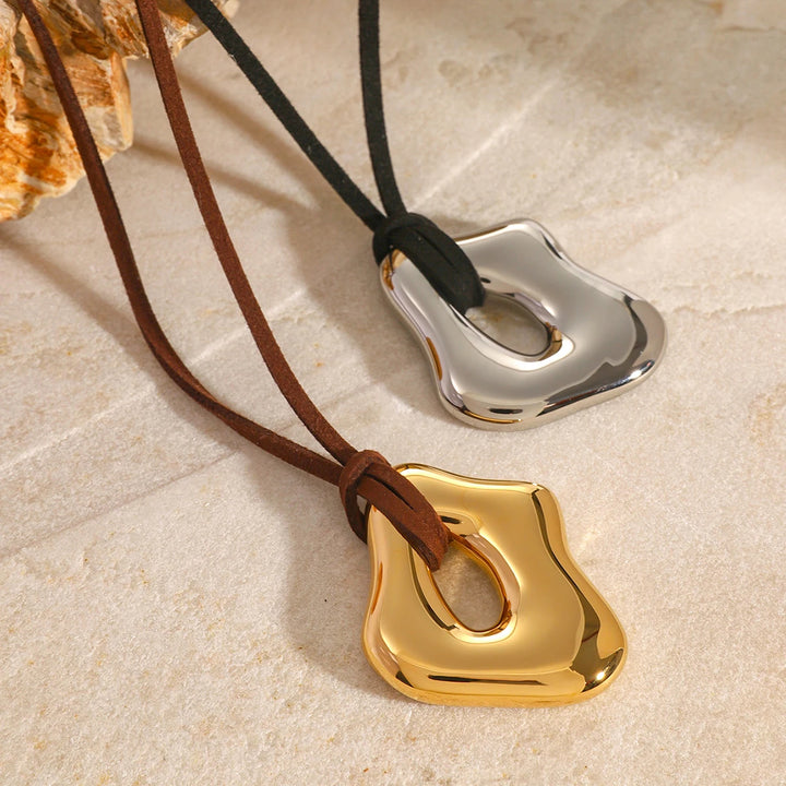 Molten Abstract Necklace